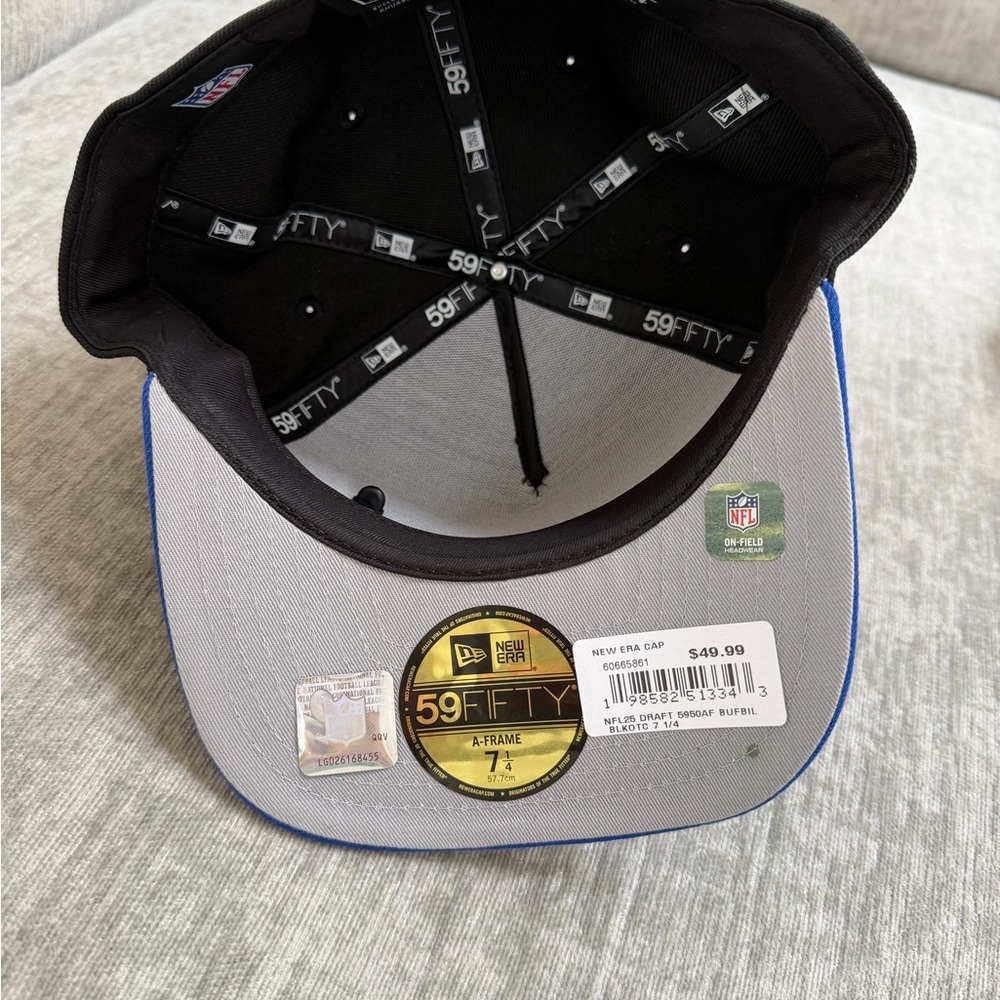 NFL Buffalo Bills Black and Blue Hat - Picture 3 of 3